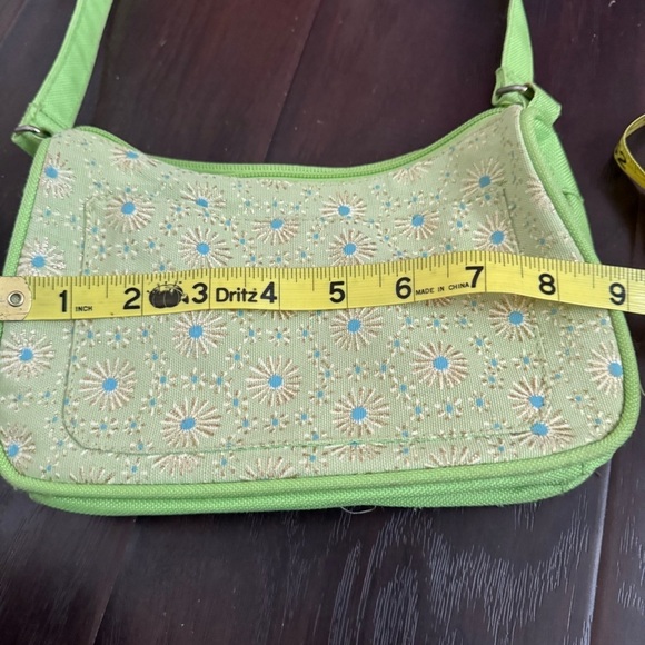 Floral Fairycore Green Shoulder Bag canvas - Picture 6 of 6